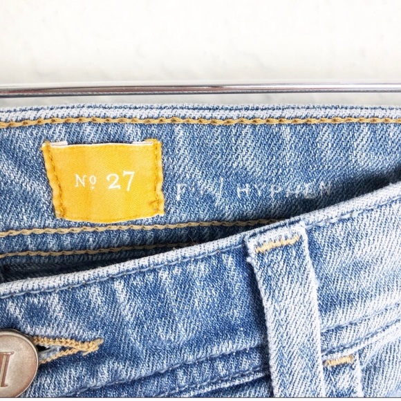 Anthro | Pilcro Light Wash Paint Splatter Jeans 27 - Picture 4 of 8